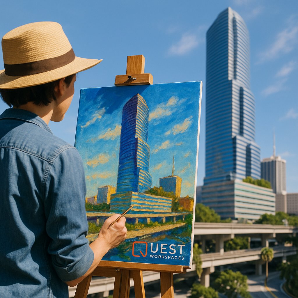 Questworkspaces's tweet image. Miami Tower isn’t just stunning - it’s art.
Perfect views for painting your next business masterpiece.
Work where inspiration hits: Quest Workspaces Miami Tower
#QuestWorkspaces #MiamiTower #CoworkingMiami