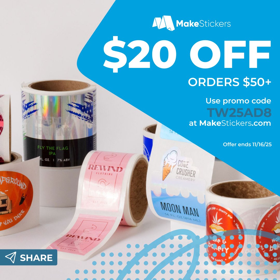 ✂️$20 OFF Orders $50+ ✂️

Snip $20 off your total when you spend $50 or more. Easy as that.

👉 Use the promo code or click the link to redeem: mkstk.co/111225twdeal

Deal expires 11/16/25 at 11:59PM CT