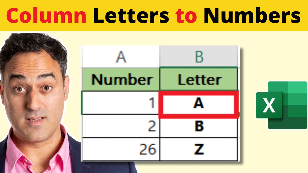myexcelonline's tweet image. How to Convert Column Numbers to Letters in Excel

Read our Free Step-By-Step Blog tutorial which has a downloadable practice workbook and video. Click the link below  👇👇👇
myexcelonline.com/blog/column-nu…
