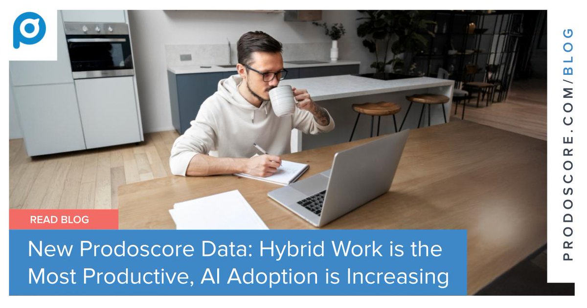 Prodoscore's tweet image. Ready for a fresh look at what&apos;s driving productivity? Our Q3 Productivity Pulse Report reveals some surprises about hybrid work and the power of AI. We’ve analyzed data from over 10,000 employees to provide you with critical insights into what’s working and what’s not.

The…