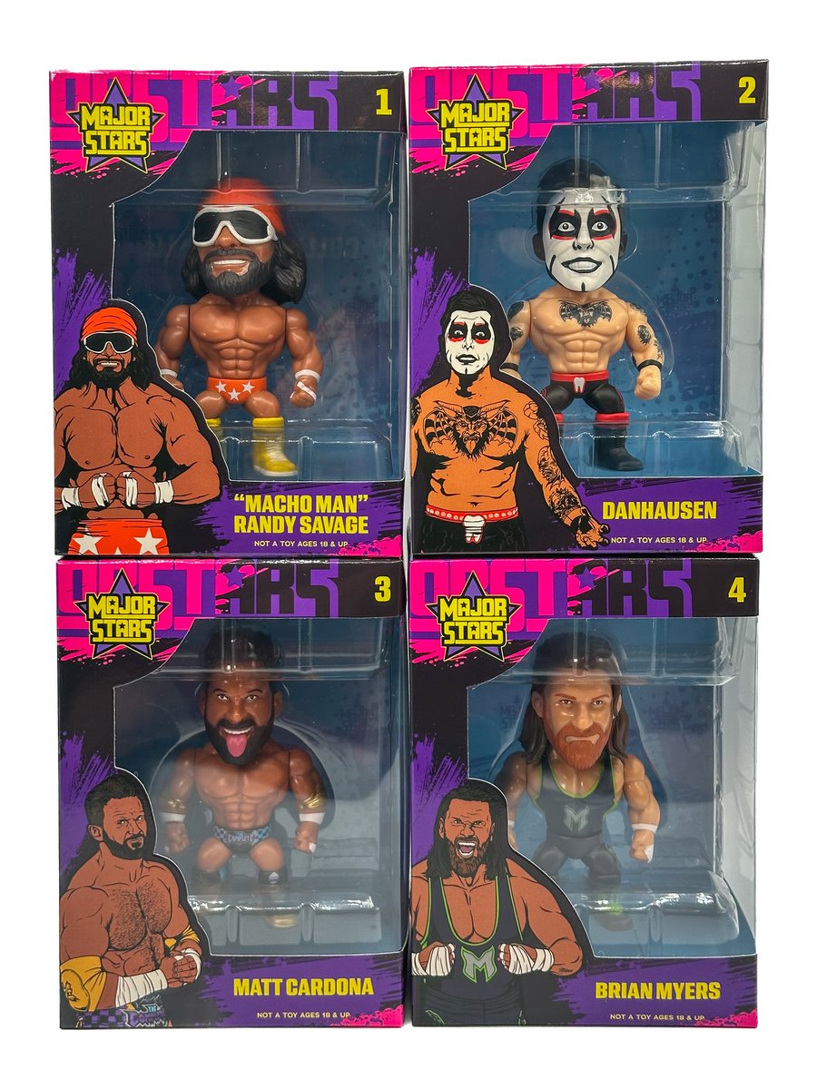 CollectMajor's tweet image. Our newest figure line #MajorStars, are in-stock and are a hit!

Series One and the #NYCC Exclusives are running very low so get them at CollectMajor.com SOON!

Series Two aren’t far behind so get these before the new set arrives!

#CollectMajor
#ScratchThatFigureItch