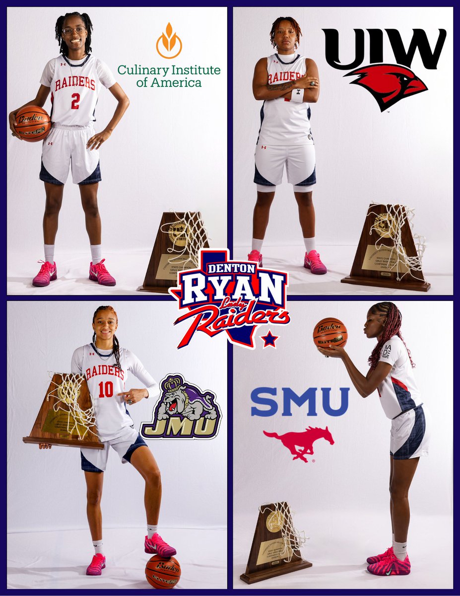 Join us today at 4 PM in the RHS Library for National Signing Day! Four great champions are heading off to four great institutions across the country! We are so proud of all four Lady Raiders and excited for their futures! See you today! Bring it!