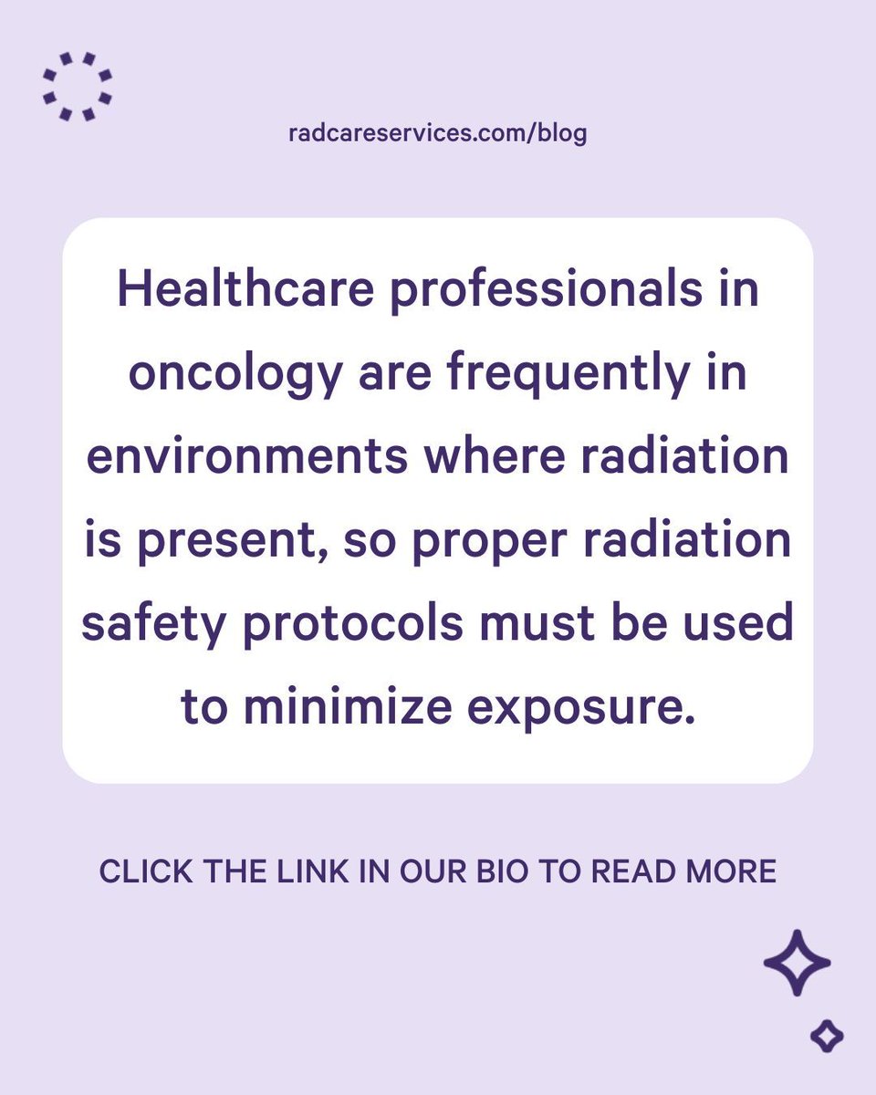 When it comes to radiation safety, oncologists face unique risks due to their frequent work around imaging and treatment equipment.

Our latest blog explains how oncologists may be exposed to radiation and the protective measures that reduce long-term risk.