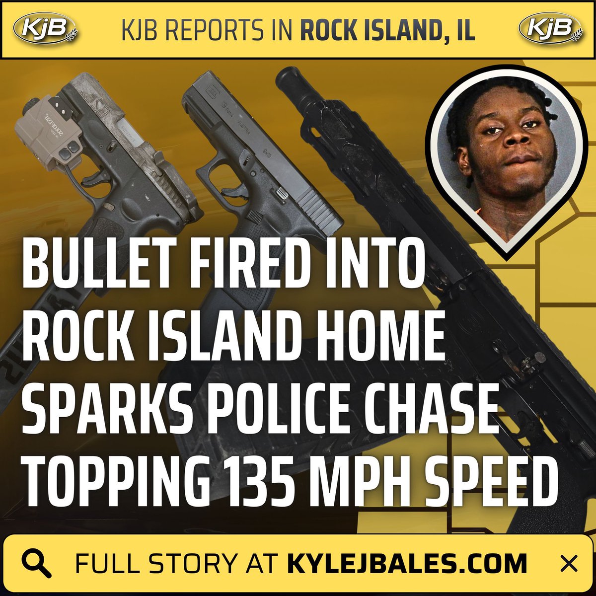 ROCK ISLAND, Ill. – Court documents reveal new details about the police chase involving a man in a stolen vehicle with multiple guns earlier this month in Rock Island. Read full story: buff.ly/wB6yyaY 

#crime #truecrime #illinois #gunlaws