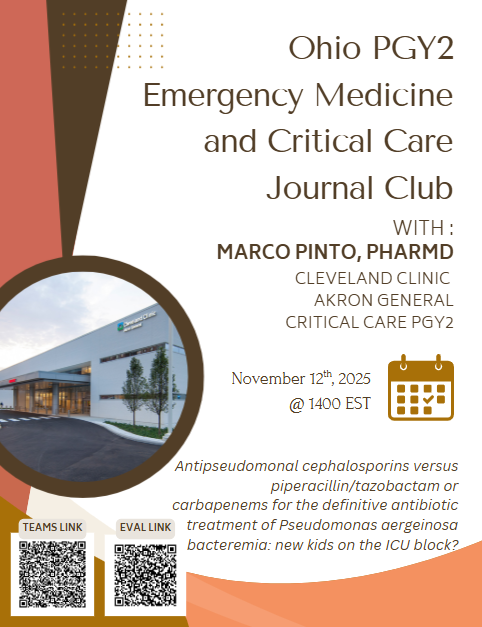 SWG_EMPharmRes's tweet photo. Don't forget to join us today at 2pm EST for our monthly journal club presentation! https://t.co/yyz61oZqig