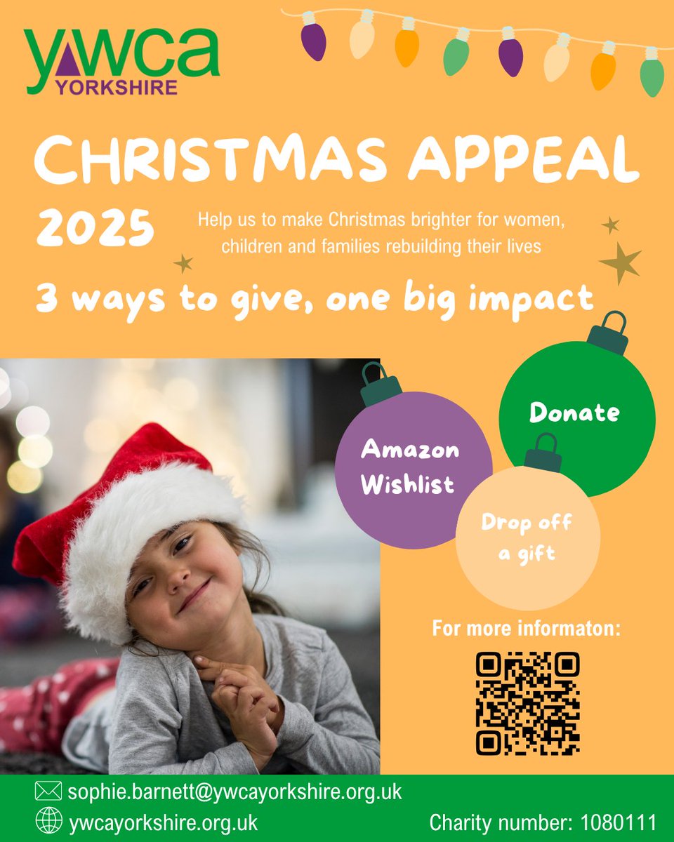 A big thank you to everyone who has already supported our Christmas Appeal:

<a href="/BandQ/">B&Q</a> <a href="/IKEAUK/">IKEA UK</a> MWAY Communications <a href="/OecSheffield/">OECSheffield</a> <a href="/reedcouk/">Reed.co.uk</a> Seven Hills Creative <a href="/TilburyDouglas/">Tilbury Douglas</a> <a href="/WescoAnixter/">Wesco Anixter</a> &amp; WRS Solutions

ywcayorkshire.org.uk/christmas-appe…

#ChristmasAppeal #SouthYorkshire #Donate #Charity