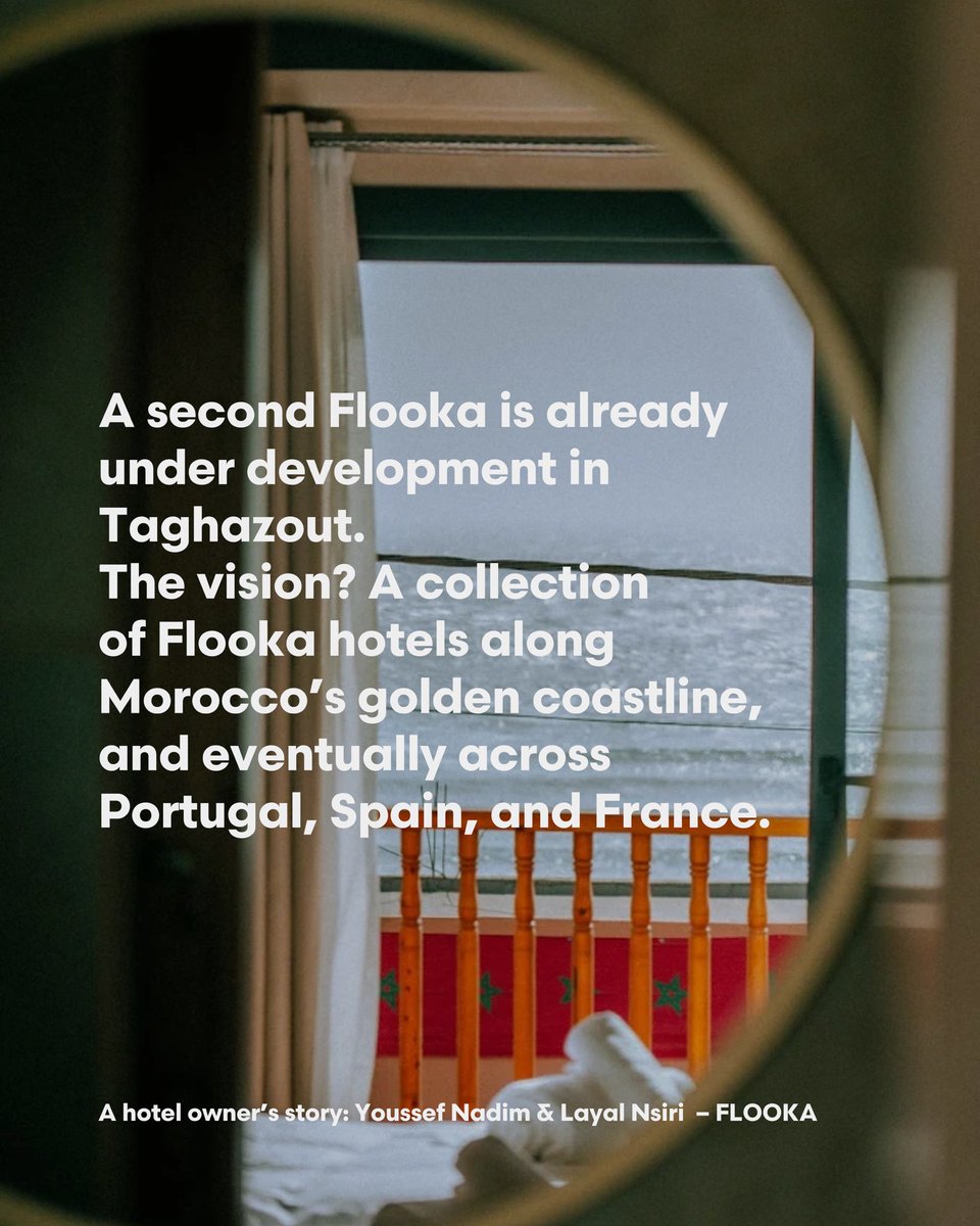 Youssef caught his first wave at 10, and ever since, the ocean has been his compass.

Layal? She’s all about colors on a plate and the magic of bringing people together around a table.

Together, they built FLOOKA #hotel. 🏨 

Read more: linkedin.com/feed/update/ur…