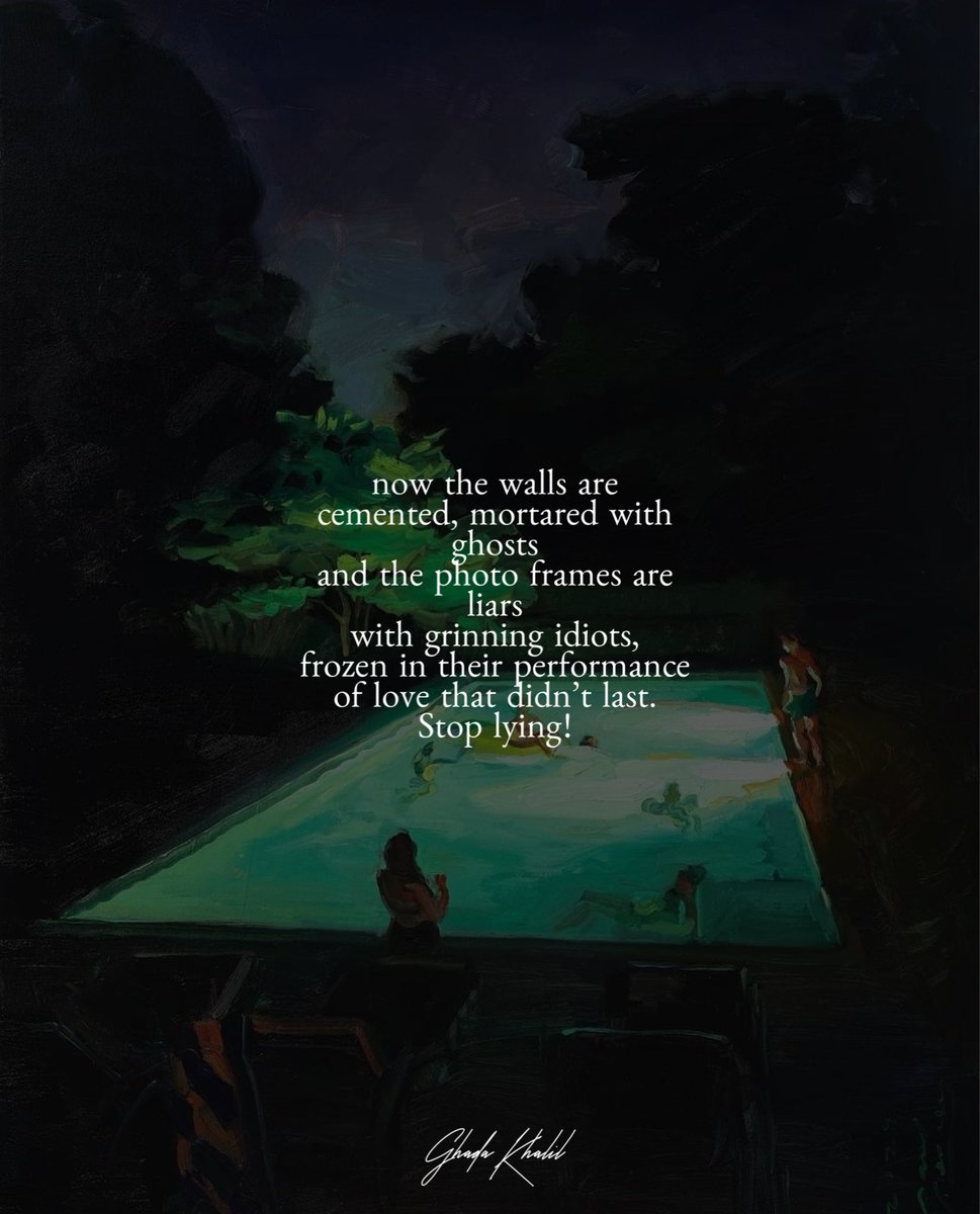 BrushnPenTales's tweet image. We Used to be Close

Full poem on Instagram (@brushandpentales)

#amwriting #author #AuthorsOfTwitter #authorlife #authorquotes #blog #blogger #book #literature #writer #writing #writerscommunity #poetrytwitter #poetry #poet #prose #poem