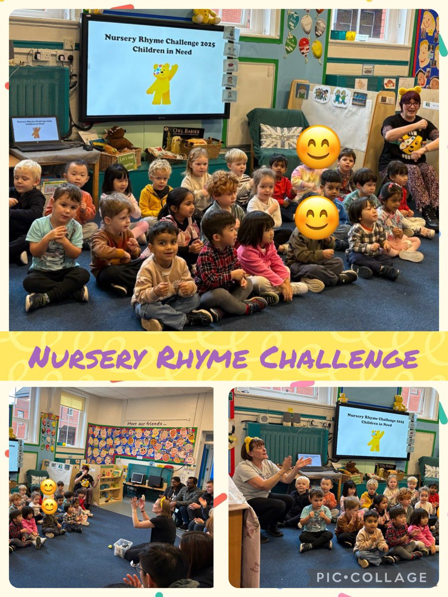 SpringfieldSPS's tweet image. So proud of our Nursery children! They learned and performed 10 rhymes to an audience of family members all for @BBCCiN #Nursery #EYFS #rhyme 
#fun #learn #Childreninneed 
#Wesupportandcare 🔴
#Wechallengeourselves 🟡
#Togetherweareateam 🔵