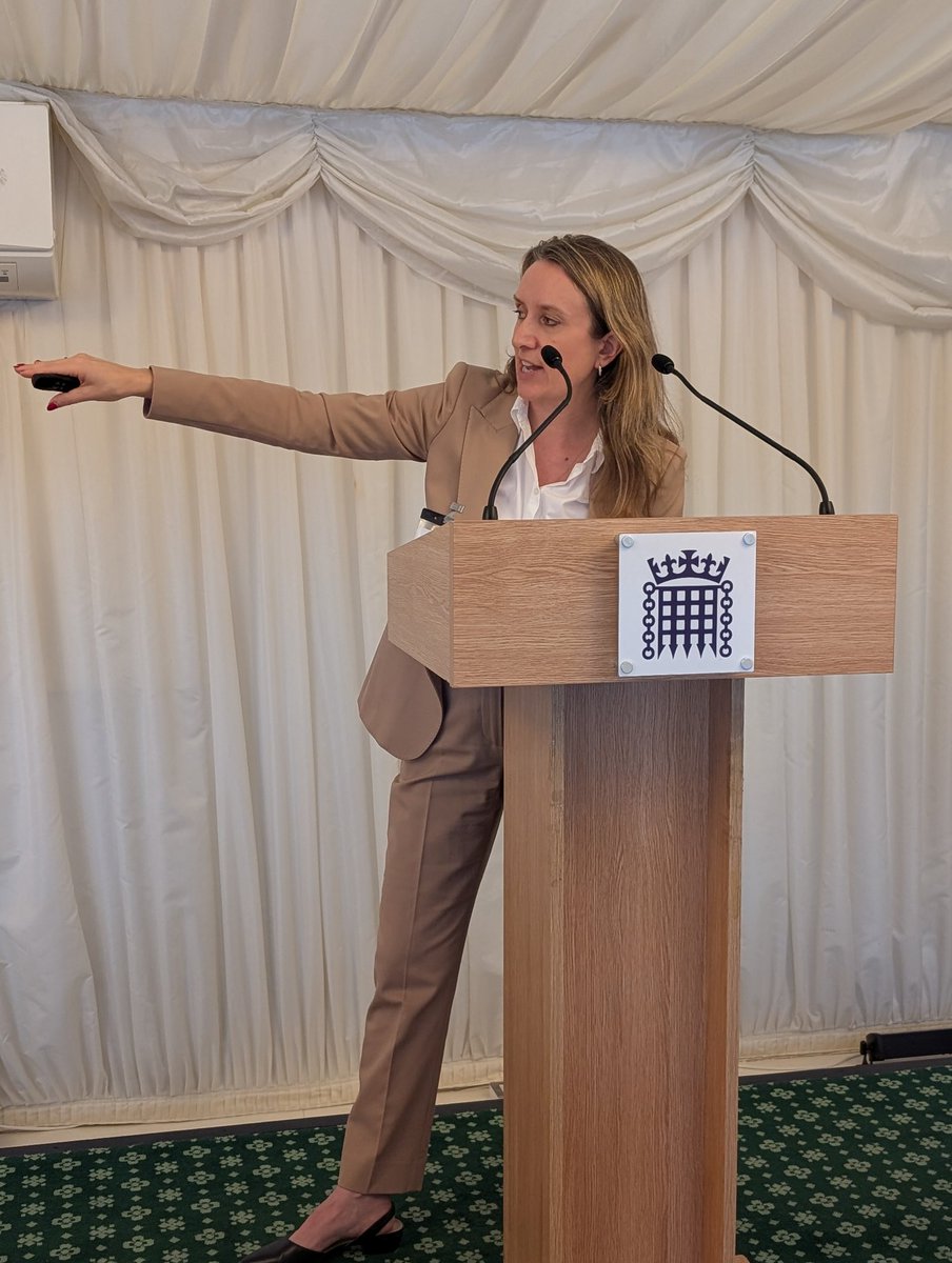 Really great speech from <a href="/MattWestern_/">Matt Western MP 🌹 🇬🇧🇨🇦</a> MP at the Wolseley reception talking about the virtues of heat pumps <a href="/_MCS_Foundation/">The MCS Foundation</a> and his personal experiences of owning one <a href="/energygovuk/">Department for Energy Security and Net Zero</a>. Great speech from Emily Nurse at <a href="/theCCCuk/">Climate Change Committee</a> showing reduction of emissions on the Carbon budget