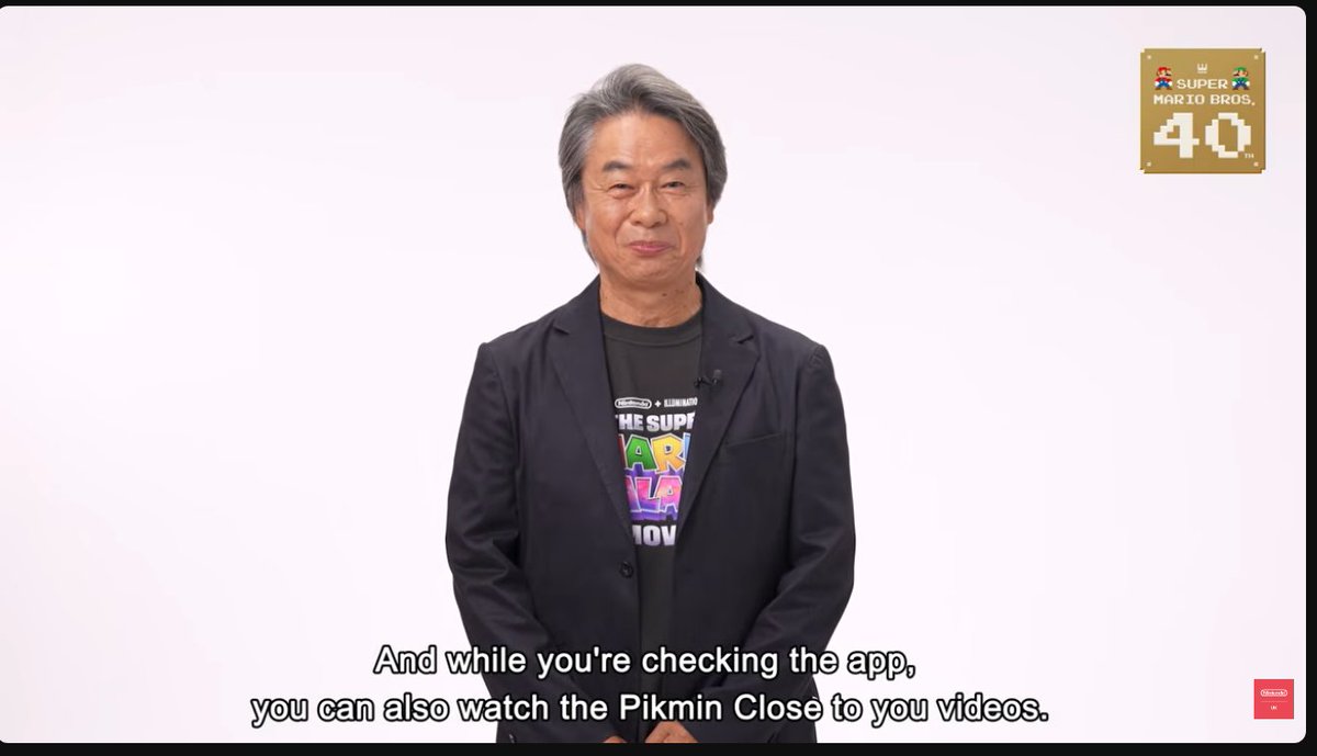 Miyamoto is not defeating the Pikmin Propaganda allegations.

Brie Larson is great casting as Rosalina, though.