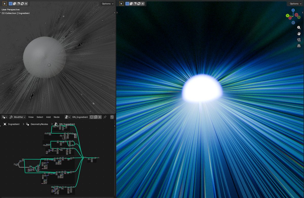 NathYuugen's tweet image. Ça vibe

#b3d #geometrynodes