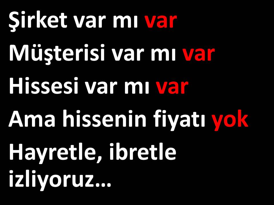 kiokhan06's tweet photo. @TamimBinHamad
#qnbtr #tborg #garan #isctr #akbank #ypkr #Eregl 
Hisse var mı?
Fiyatı var mı?
Reklamı var mı?
Prim alan çalışanı var mı?
Müşterisi var mı? https://t.co/ltATkX2Dzj