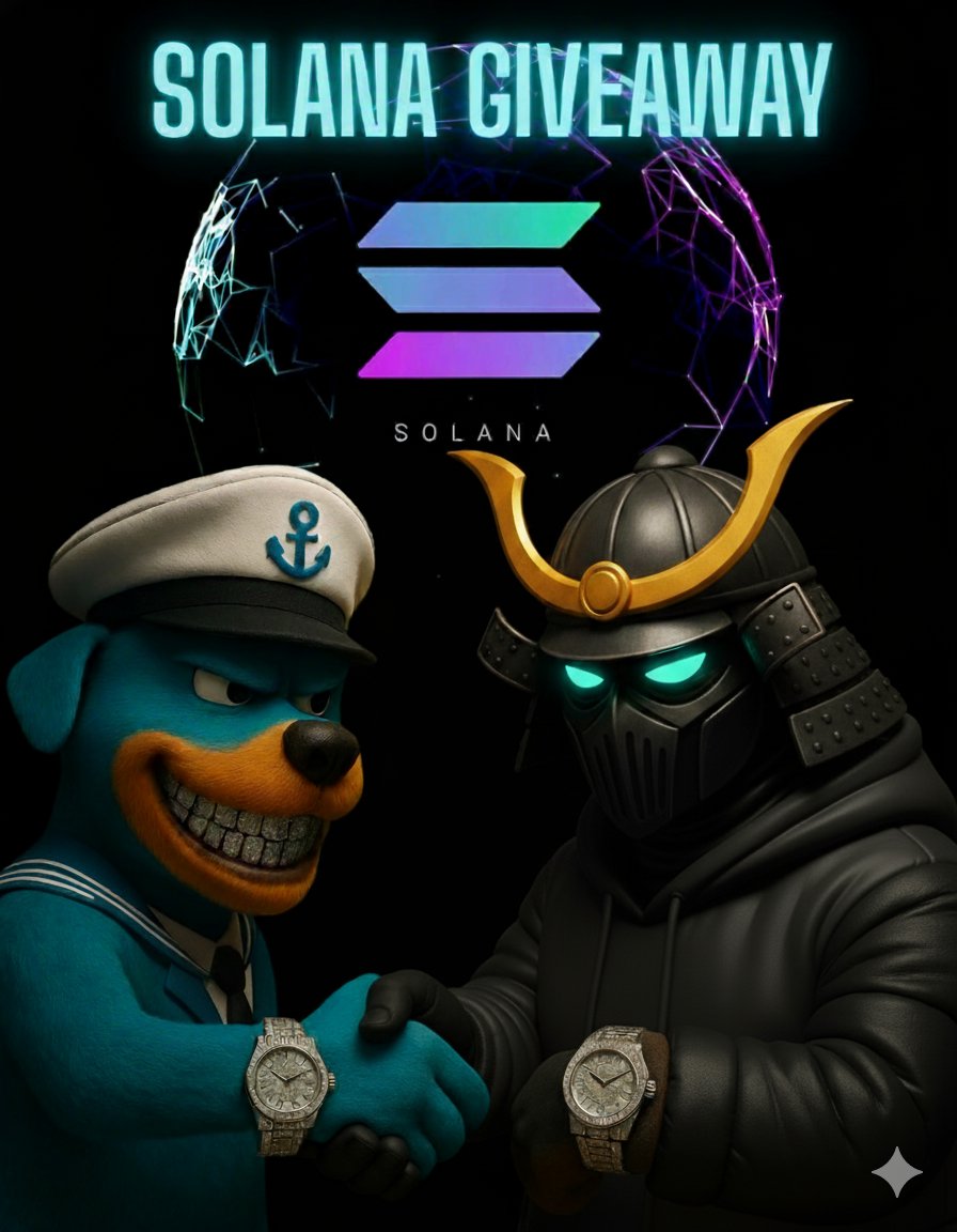 Clickmedia's tweet image. 🏆 10$ in $SOL or $USDT | 24 Hours ⏰

• Like+RP+🔔
• Follow @Clickmedia &amp;amp; @cryptosamuraiHQ 
• Comment “Done”