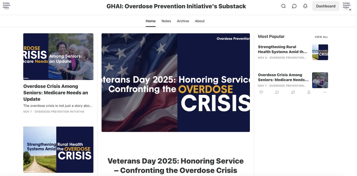 ActionForOD's tweet image. The overdose crisis is changing—and so are the solutions. Our new Substack brings you stories, data, and action from the frontlines of #overdose prevention.  

Real people. Real policy. Real progress.
  
Subscribe to stay ahead of the movement.  tinyurl.com/3w4umrsw