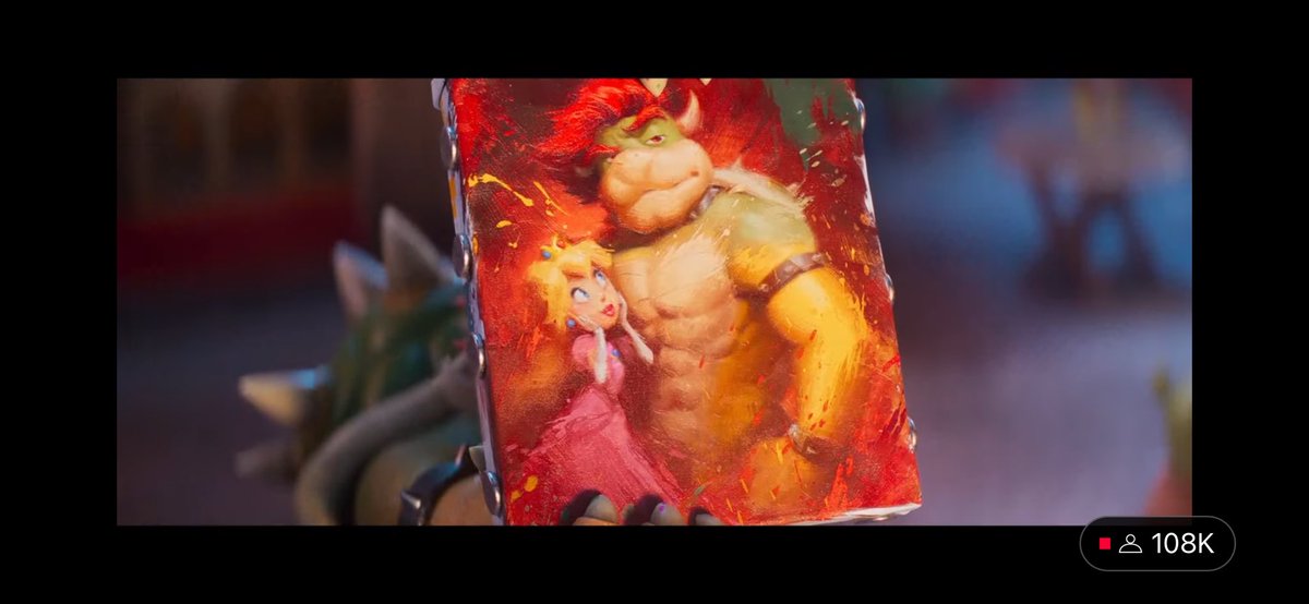 CaseBoof's tweet image. God just replace peach with me in that painting Bowser~