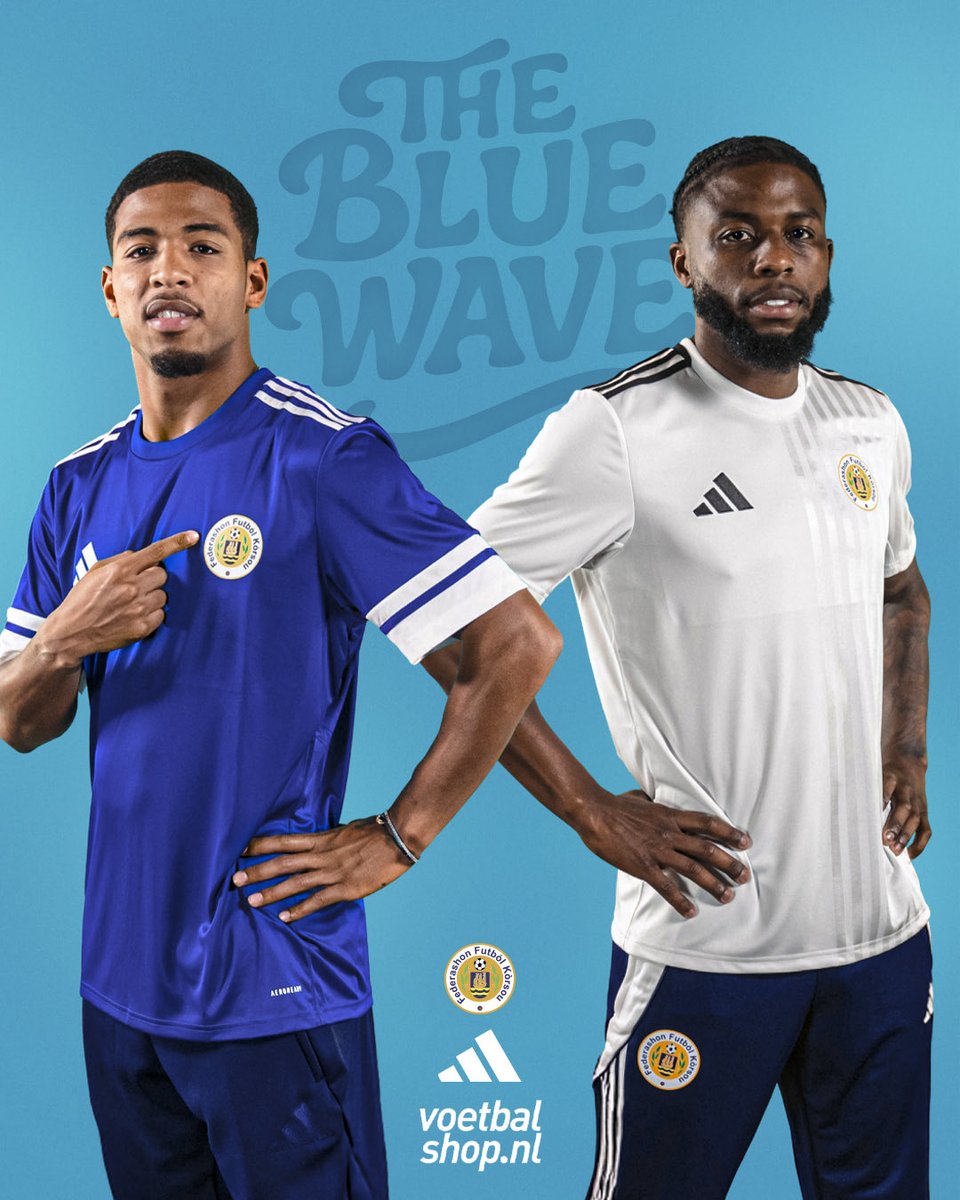 🇨🇼 Curaçao 25/26 kits x adidas. The Concacaf team dropped Kelme