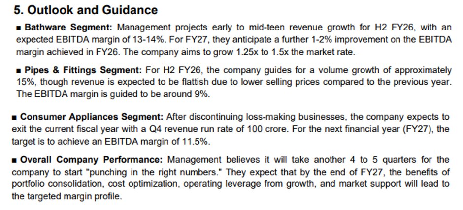 myAlerts_in's tweet image. #HINDWAREAP #HINDWAREAPQ2 Hindware Home Innovation Ltd Q2FY26 Earnings Concall Summary (Extract) I Subscribe on our website to receive full summaries via WhatsApp / Email