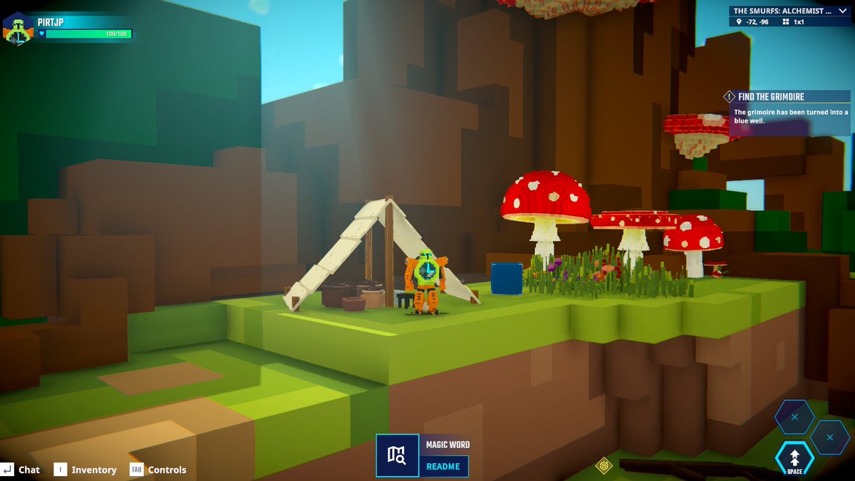 pirt3000's tweet photo. Found the tent in the Alchemist Chaos! @TheSandboxGame  https://t.co/aWknuPovB0 https://t.co/YLR5Ztmoab