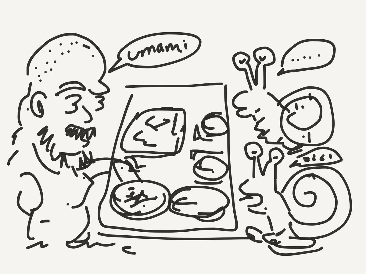 jimmygunawanapp's tweet image. #bsdoodles Dinner with Chang and 2 Sleepy Snails.