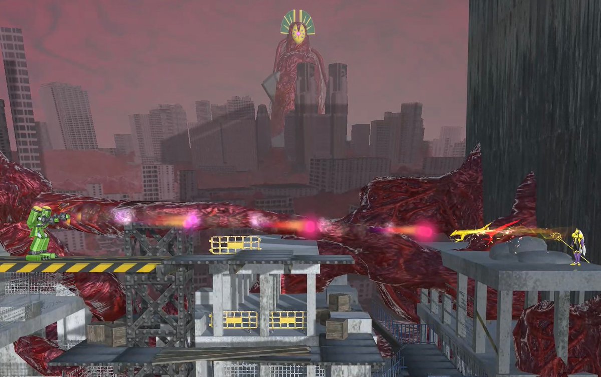 DRA_Remake's tweet image. Megagargomon is a mon with plenty of weapons to unleash. While they aren&apos;t fast, they shine by striking from anywhere on the map. Their bullets pepper enemies accurately at fast speeds and their homing missiles can&apos;t be shaken, dealing high damage. 

#projectdigimon #megagargomon