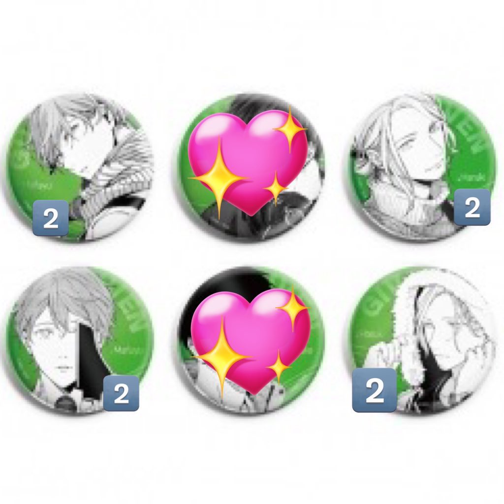 ryothday's tweet image. ギヴン CODA:NextVerseシリーズ 缶バッジ

譲:真冬、春樹　各2
求:定価(＋送料)

各2BOX予約済み
キャラ毎纏めての方優先
※ツイフィお読み下さい。
郵送または都合が合えば都内手渡し可能です。
よろしくお願い致します。