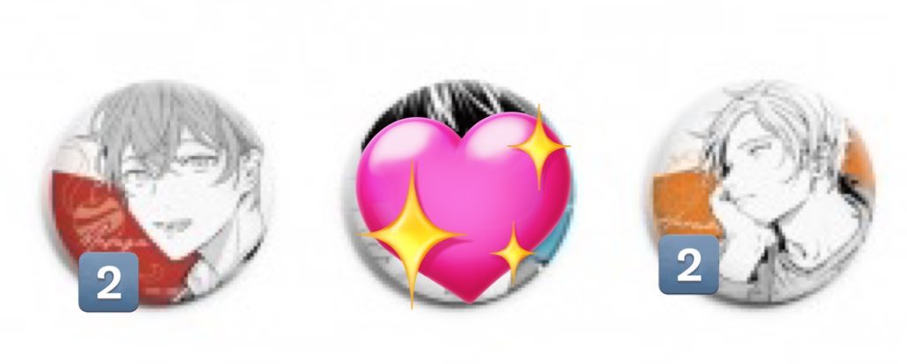 ryothday's tweet image. ギヴン CODA:NextVerseシリーズ 缶バッジ

譲:真冬、春樹　各2
求:定価(＋送料)

各2BOX予約済み
キャラ毎纏めての方優先
※ツイフィお読み下さい。
郵送または都合が合えば都内手渡し可能です。
よろしくお願い致します。