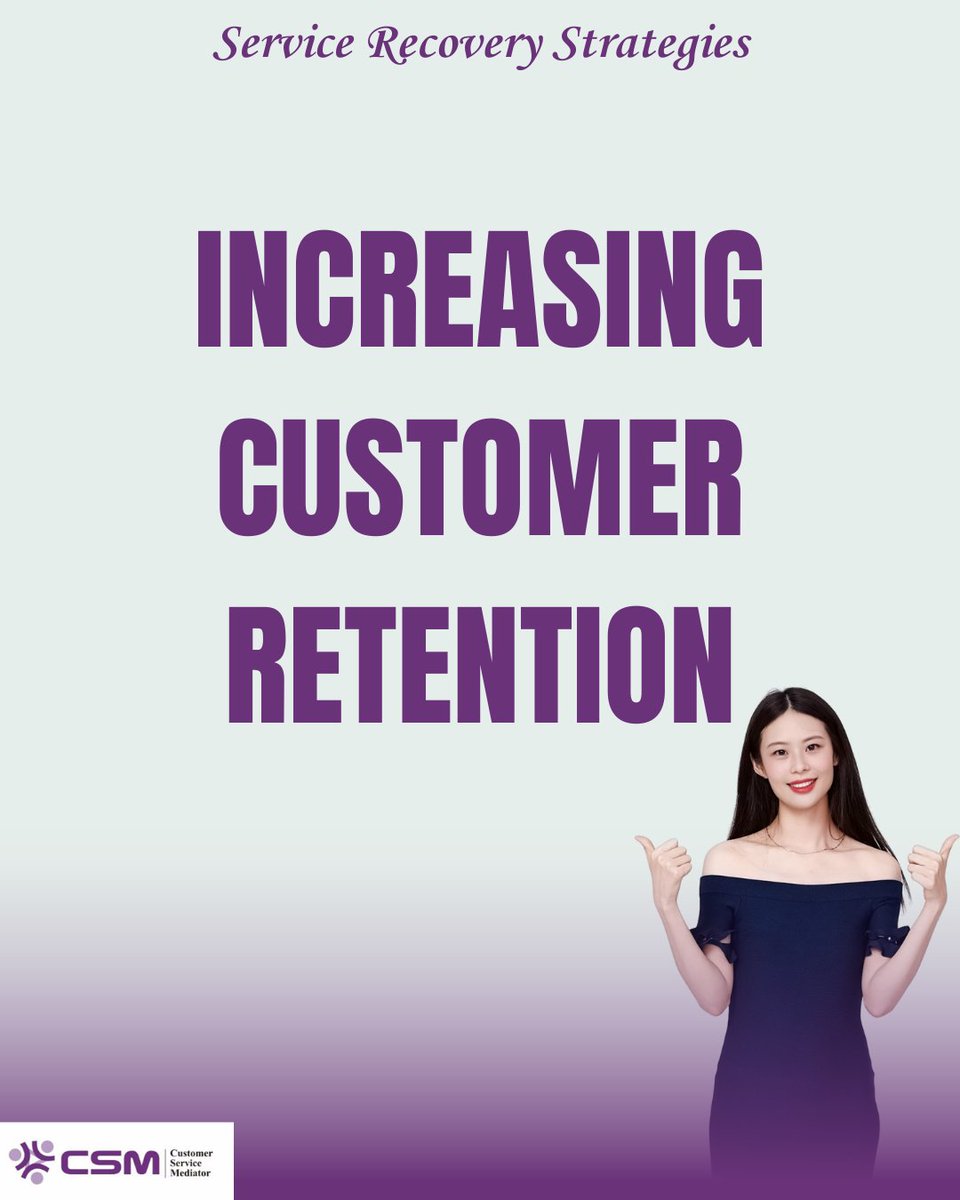 csmnig's tweet image. By intervening quickly to resolve negative experiences, service recovery prevents customer attrition and preserves a revenue stream.
#businesssolutions #servicerecovery #customerservice #damagecontrol #retention #customerexperience #customers #csmnig