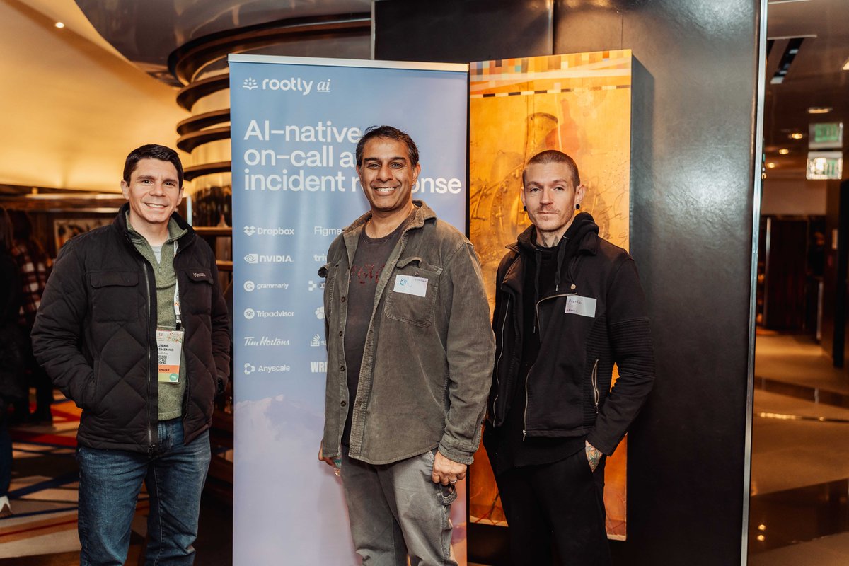 rootlyhq's tweet image. What a way to kick off KubeCon! Huge thanks to the 300+ Cloud Native builders who joined us to share challenges, lessons, and what’s working for them in the AI and reliability era.

Appreciate our partners @cloudsmith, @authzed, @checklyHQ, @itmethods, and @atolio for making the…