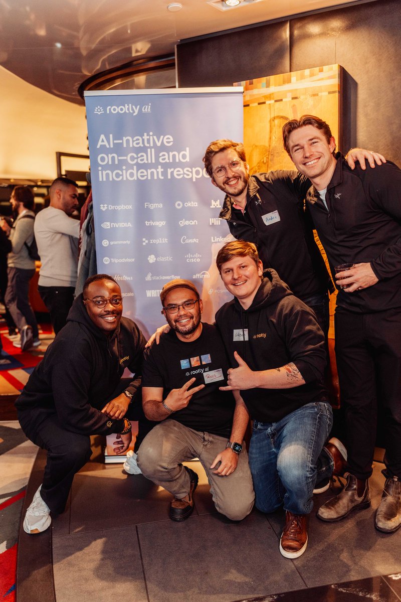 rootlyhq's tweet image. What a way to kick off KubeCon! Huge thanks to the 300+ Cloud Native builders who joined us to share challenges, lessons, and what’s working for them in the AI and reliability era.

Appreciate our partners @cloudsmith, @authzed, @checklyHQ, @itmethods, and @atolio for making the…