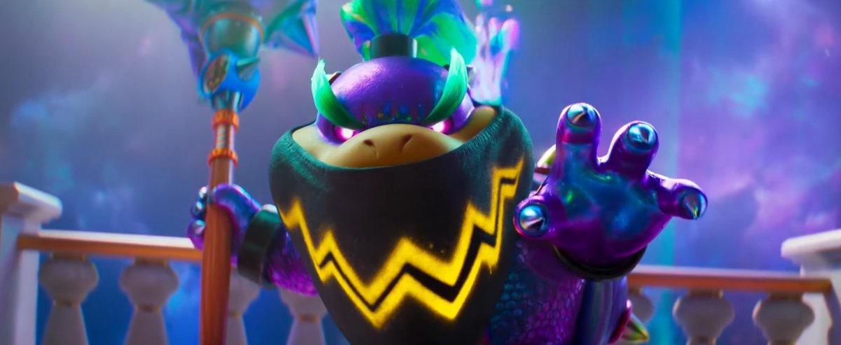 dipper_morgan's tweet photo. Bowser Jr. is so chopped in the Mario Galaxy movie oh my god. Please fix his eyes. 💔

His masked form looks great at least. Same goes for Rosalina. Just please. His eyes. Please. He's one of my favorite Mario characters. I didn't want it to be like this. https://t.co/2zVXgIGkVS