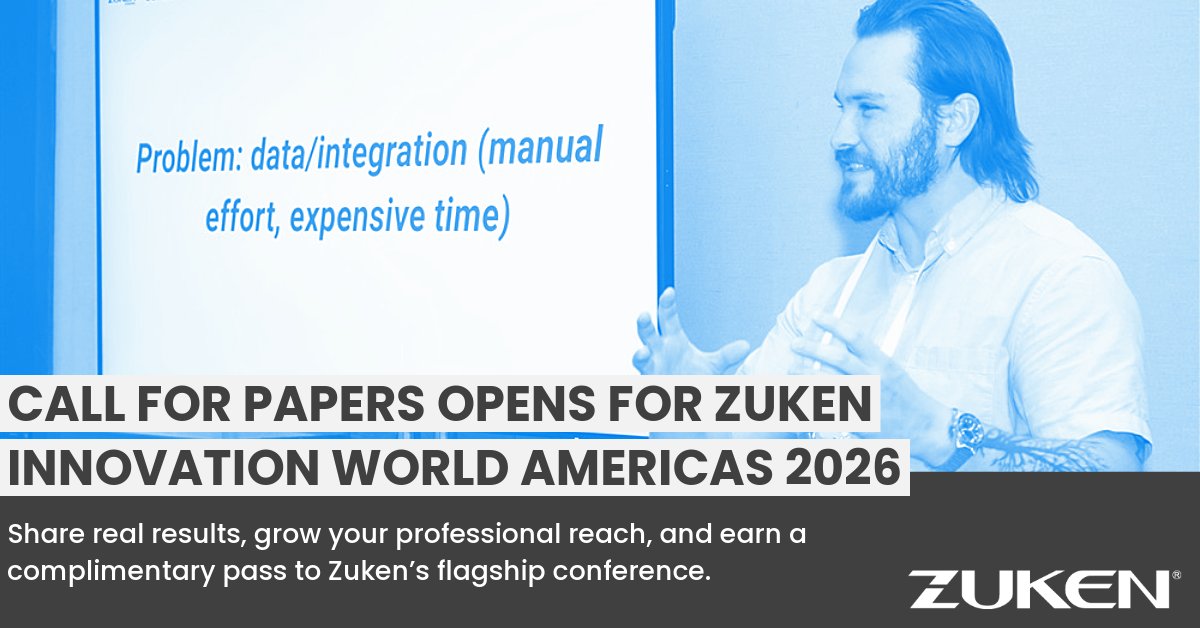 ZukenAmericas's tweet image. BREAKING NEWS: ZIW Americas 2026 Call for Papers is live. Prove results, expand your reach, and get a complimentary pass—with full speaker support.
Deadline: Jan. 31, 2026. Apply now: okt.to/YefWPr
#ZIW2026 #Zuken #DigitalEngineering #ConnectedManufacturing #PCBdesign