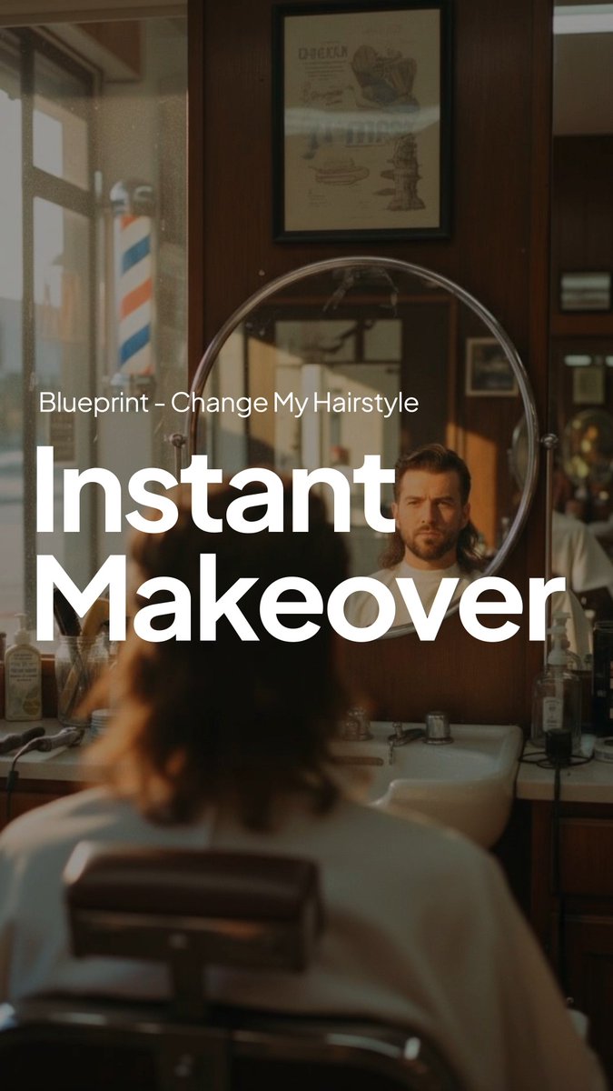 Hairstyle try‑on demo