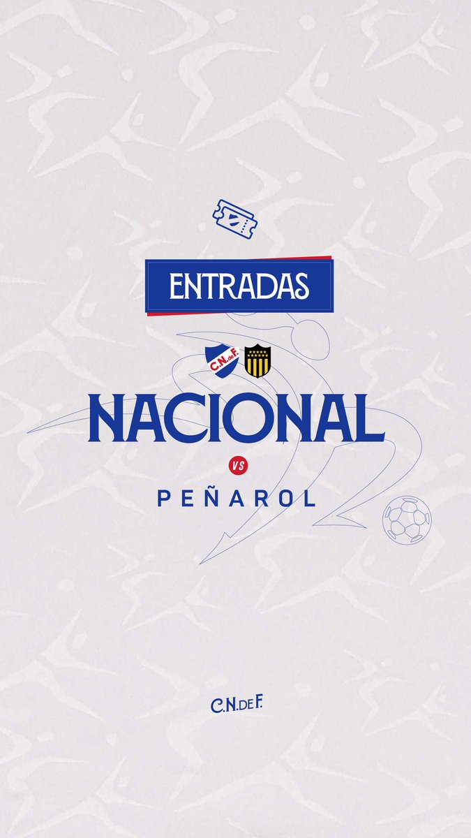 CNdeFfemenino's tweet photo. El sábado en casa ❤️🏡

🎟️Ya están habilitadas las entradas para  el clásico del sábado 

Venta y canje en la web https://t.co/3pICbQn73L y en redpagos 🫂

¡Vamos Nacional! 🔵⚪️🔴 https://t.co/UlsWnfGnI1