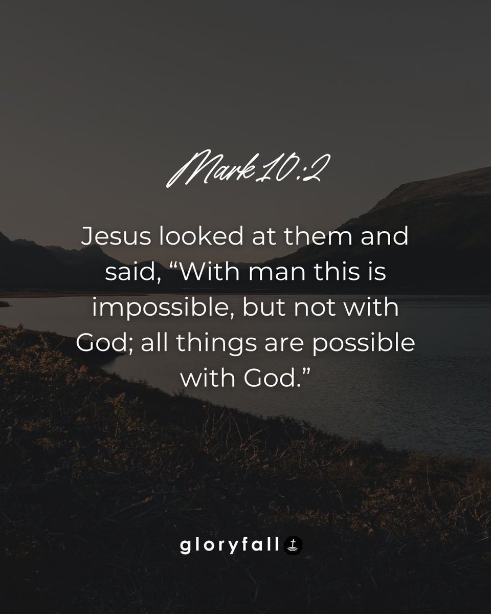 gloryfallph's tweet image. With God it is possible! 🙌 #possible #bible #jesus #truth #gloryfall #verseoftheday #amen #loved