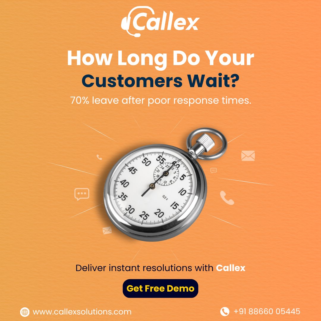 callexsolutions's tweet image. ⏱️ 70% of customers leave after poor response times!
Deliver instant resolutions with Callex &amp;amp; boost satisfaction

Get your FREE demo: callexsolutions.com
#CustomerSupport #CallCenter #CX #Automation #CustomerService #BusinessGrowth #CallCenterSoftware #USA #UK