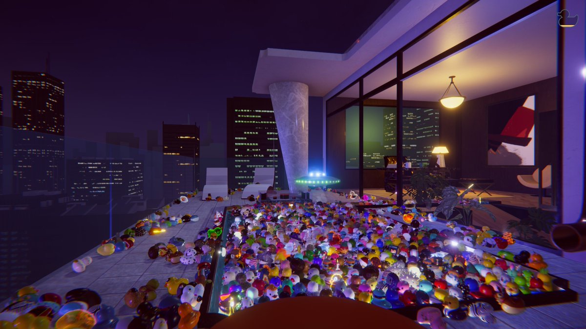 PPDuckSimulator's tweet image. It’s the end of the world… but with ducks. Where are you running to?