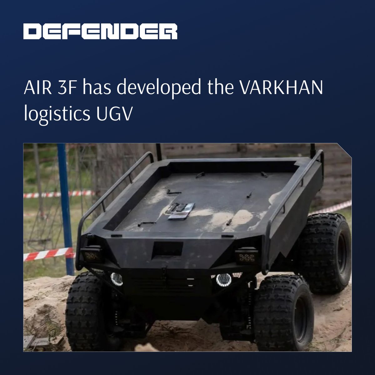 Ukrainian defence tech company AIR 3F announced that it has completed development of the unmanned ground vehicle VARKHAN.

Defender Media has compiled publicly available information: thedefender.media/en/2025/11/air…