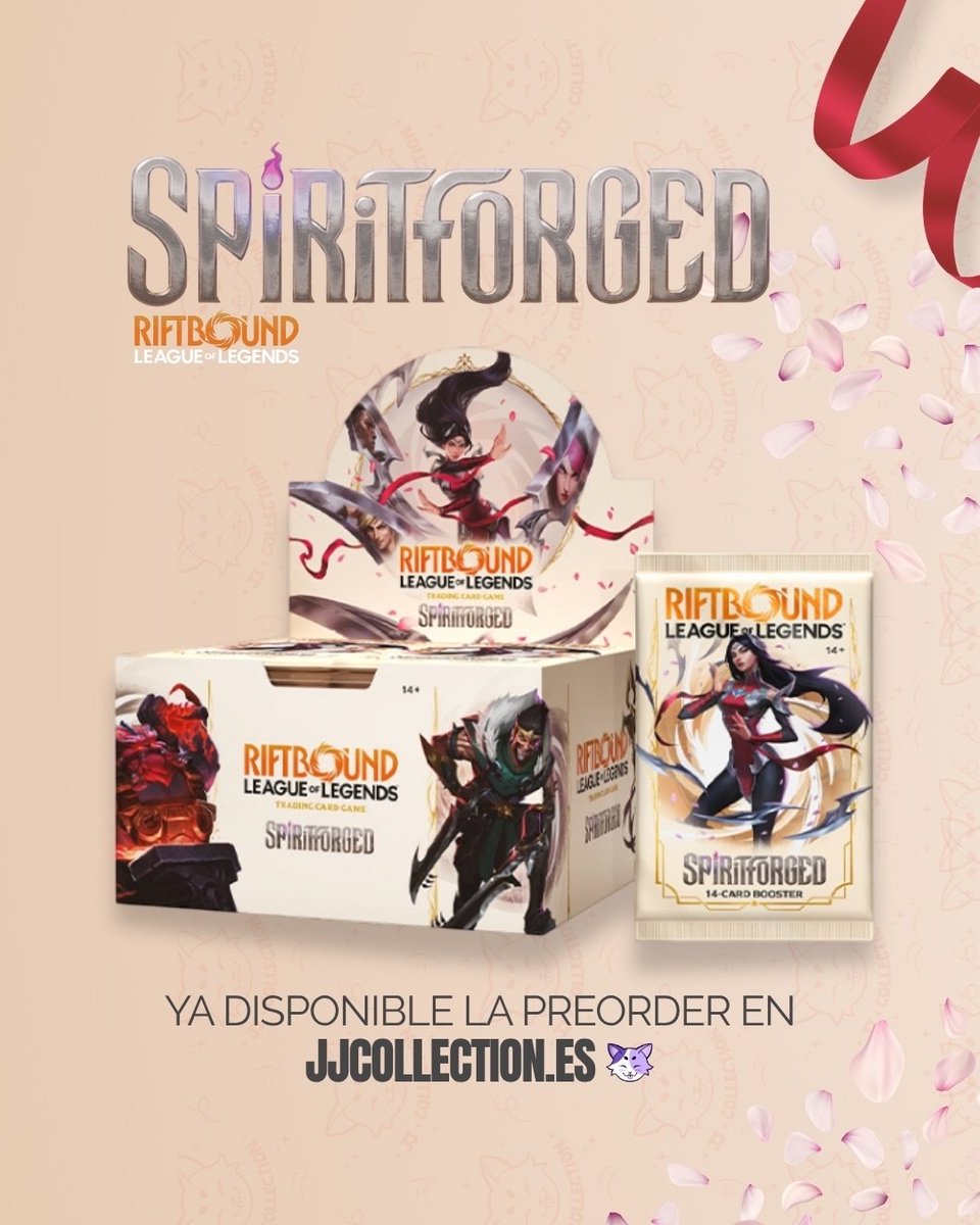 SPIRITFORGED YA ESTÁ AQUÍ 🍃

Preorder YA DISPONIBLE en nuestra web 🐱🫵🏻
