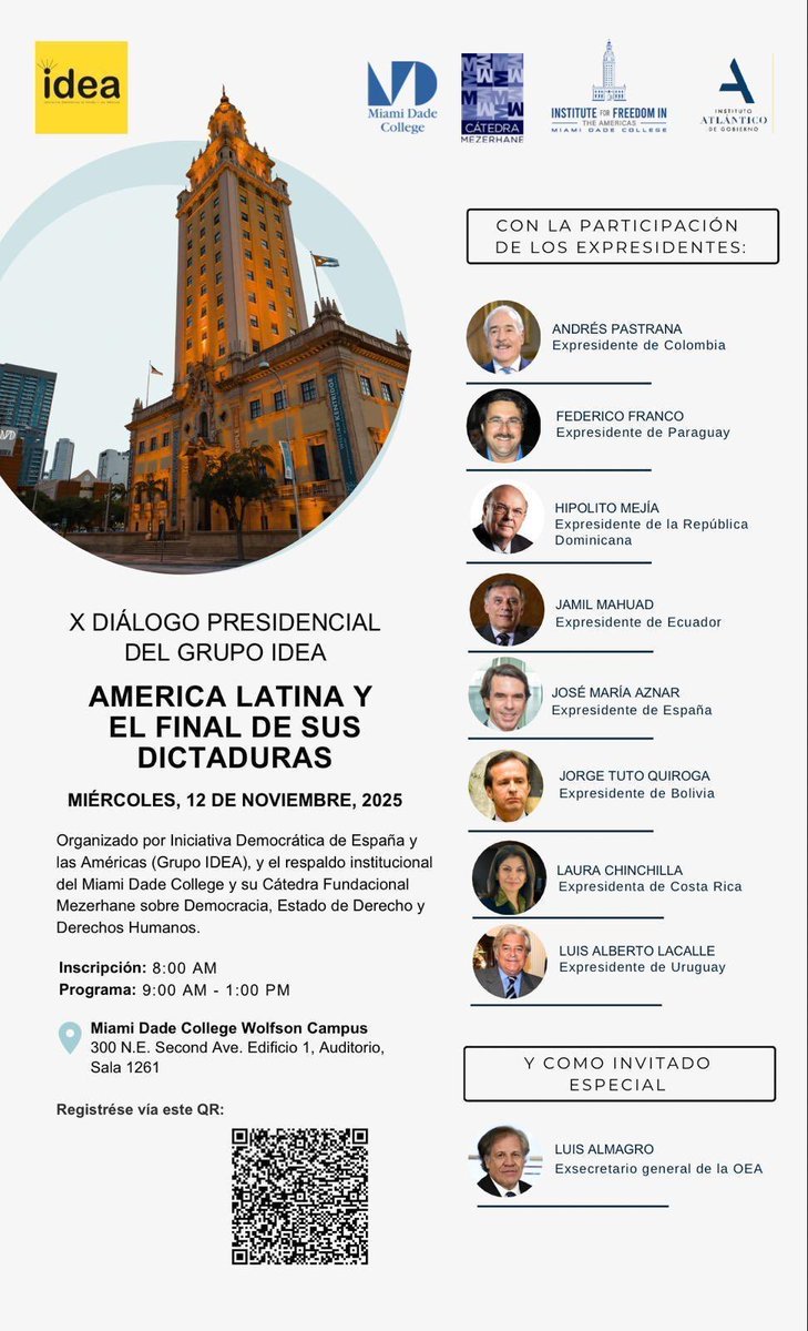 Estos presidentes hoy presentes en este evento, siempre han acompañado a los venezolanos desde que perdimos la libertad. Gracias !!!