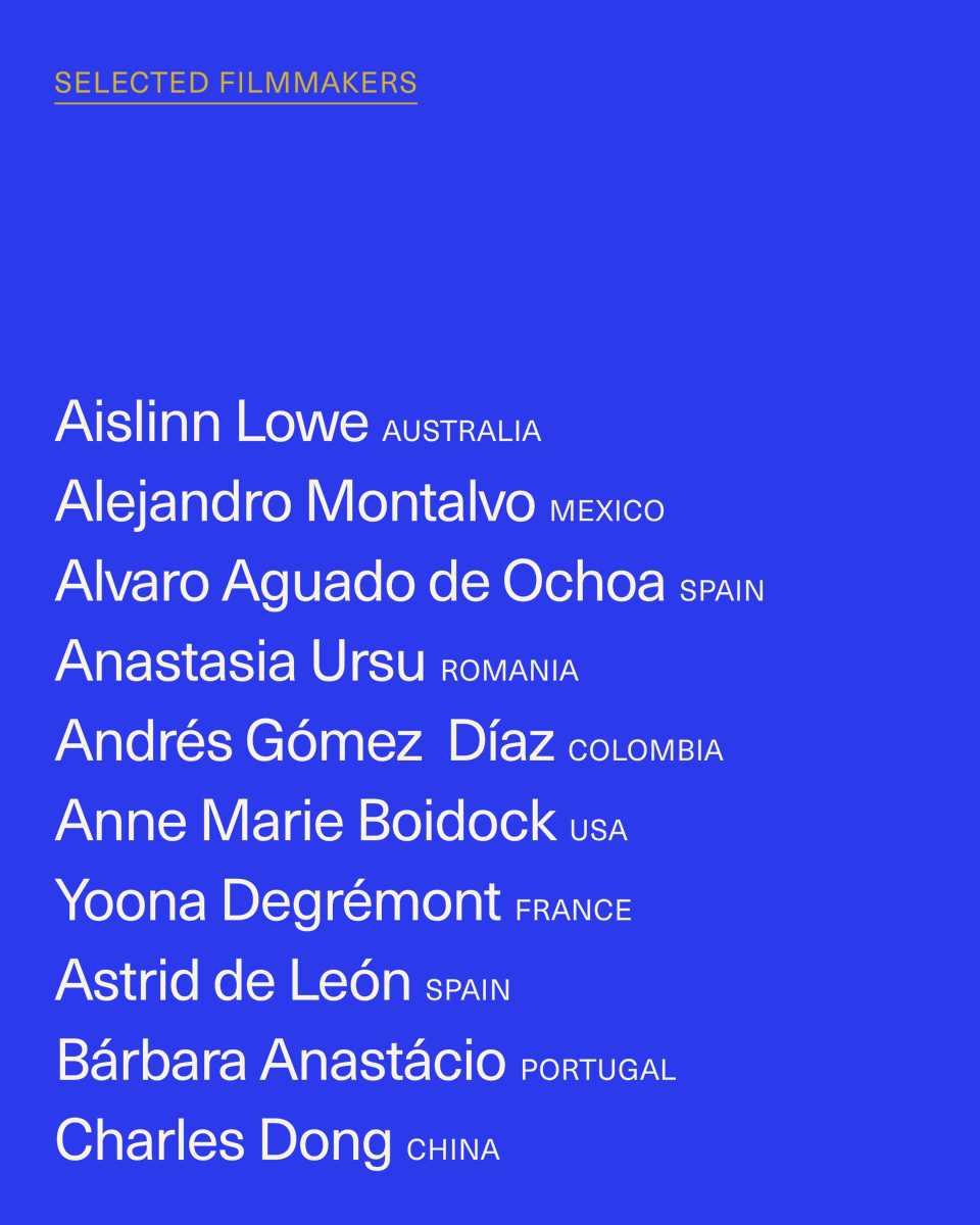 playlabfilms's tweet photo. 🌍 Meet the 50 selected creators of Creators Lab 2025, guided by Paolo Sorrentino in Patagonia. Congratulations and welcome to the community!!
1/2

#CreatorsLab2025 #CreatorsLab #PlaylabFilms #PaoloSorrentino #PaoloSorrentinoLabinArgentina #Filmmakers #FilmingInPatagonia https://t.co/2VRMaq189M