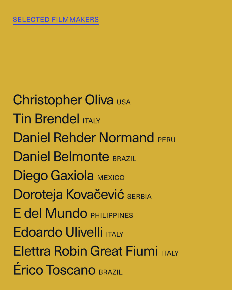 playlabfilms's tweet photo. 🌍 Meet the 50 selected creators of Creators Lab 2025, guided by Paolo Sorrentino in Patagonia. Congratulations and welcome to the community!!
1/2

#CreatorsLab2025 #CreatorsLab #PlaylabFilms #PaoloSorrentino #PaoloSorrentinoLabinArgentina #Filmmakers #FilmingInPatagonia https://t.co/2VRMaq189M