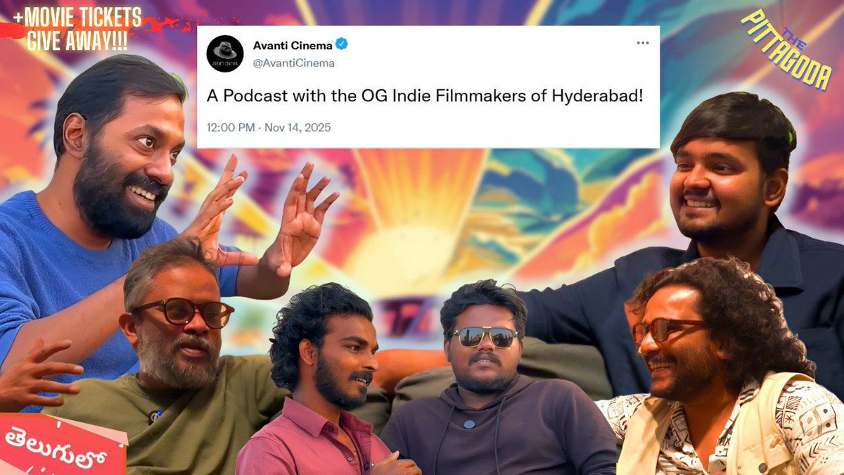 From Goa lo Filmmaking kastalu to the art of improvisation, <a href="/AvantiCinema/">Avanti Cinema</a> #3gt team opens up on passion, chaos &amp; creativity 🎥  <a href="/avantiruya/">rohit penumatsa</a> <a href="/raastafilms/">Raasta Films</a> 

Full Podcast 🔗- youtu.be/UfD4cRsb-7Y?si…
