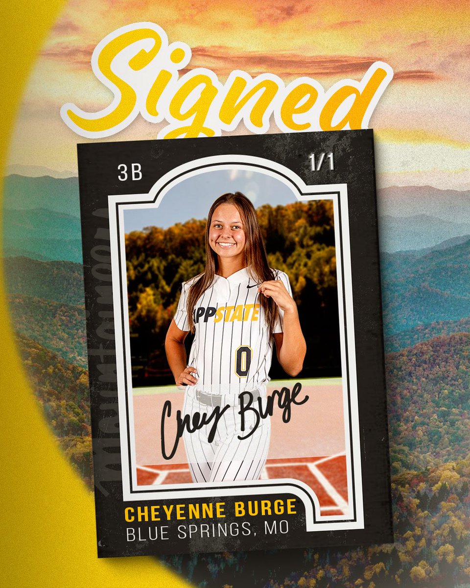 AppStateSB's tweet image. 𝟖𝟏𝟔 👉 𝟖𝟐𝟖

Welcome to Boone, Cheyenne! 

#OTM | @CheyBurge