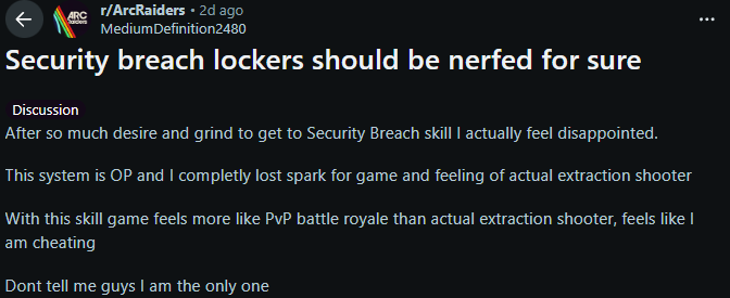 seeing more and more posts just like this about people coming clean about their breach addiction and it's effect on their enjoyment of the game