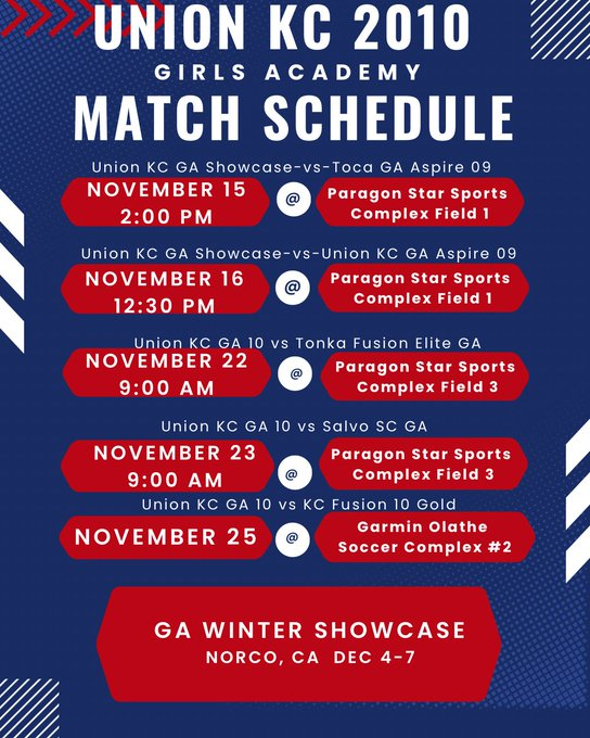 ElisePatenaude's tweet photo. Stacked November 🔥

Union KC GA putting in work — big weeks ahead before Norco.  Let's go @unionkcGA !💪

#GA2010 #GAShowcase #SoccerLife #2028Centerback⚽️ 

@GAcademyLeague @ImYouthSoccer @RecruitMatador @TopPreps https://t.co/4wQlrbtf5H