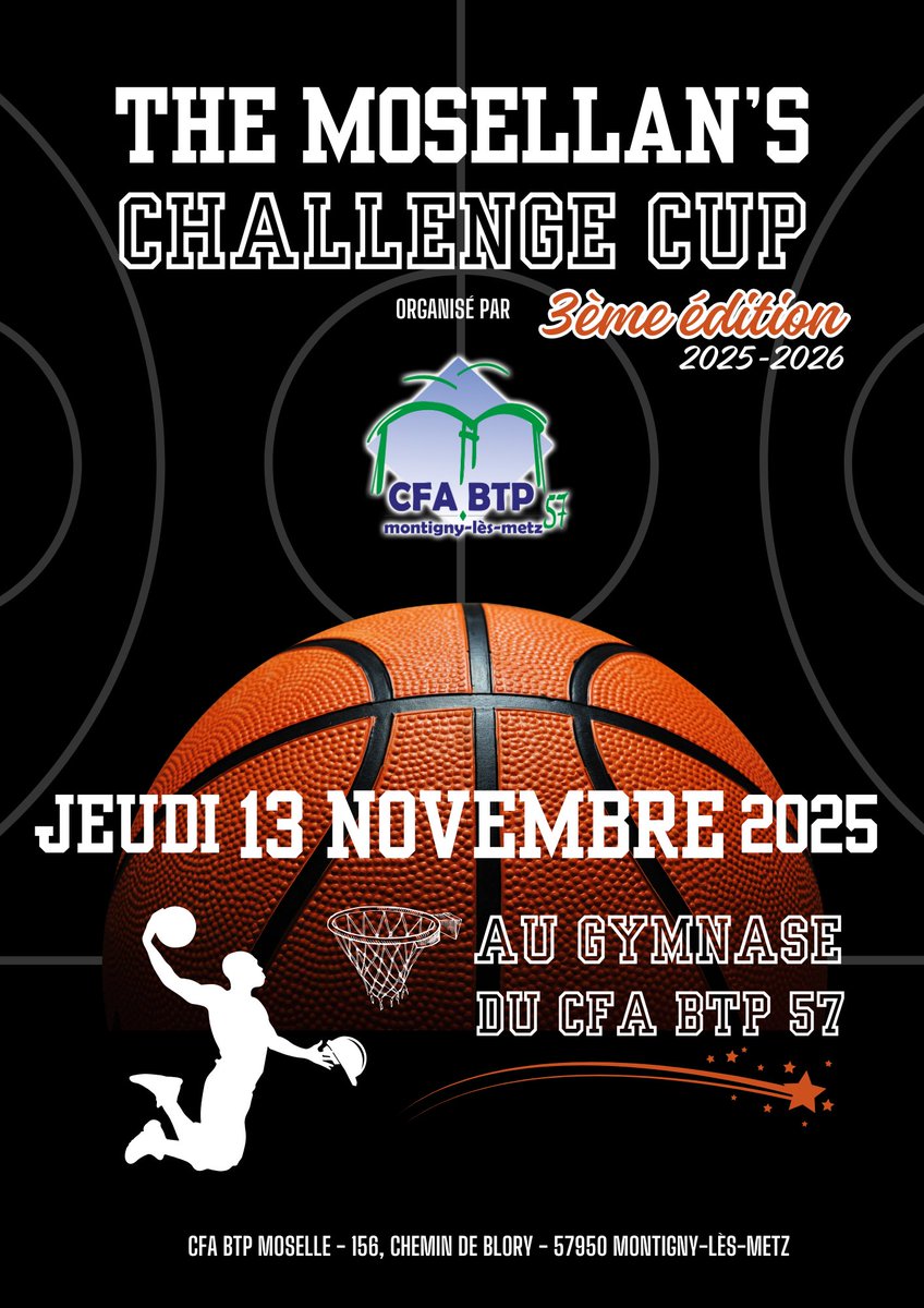 🏀 Le Mosellan’s Challenge Cup, c’est demain ! 🔥