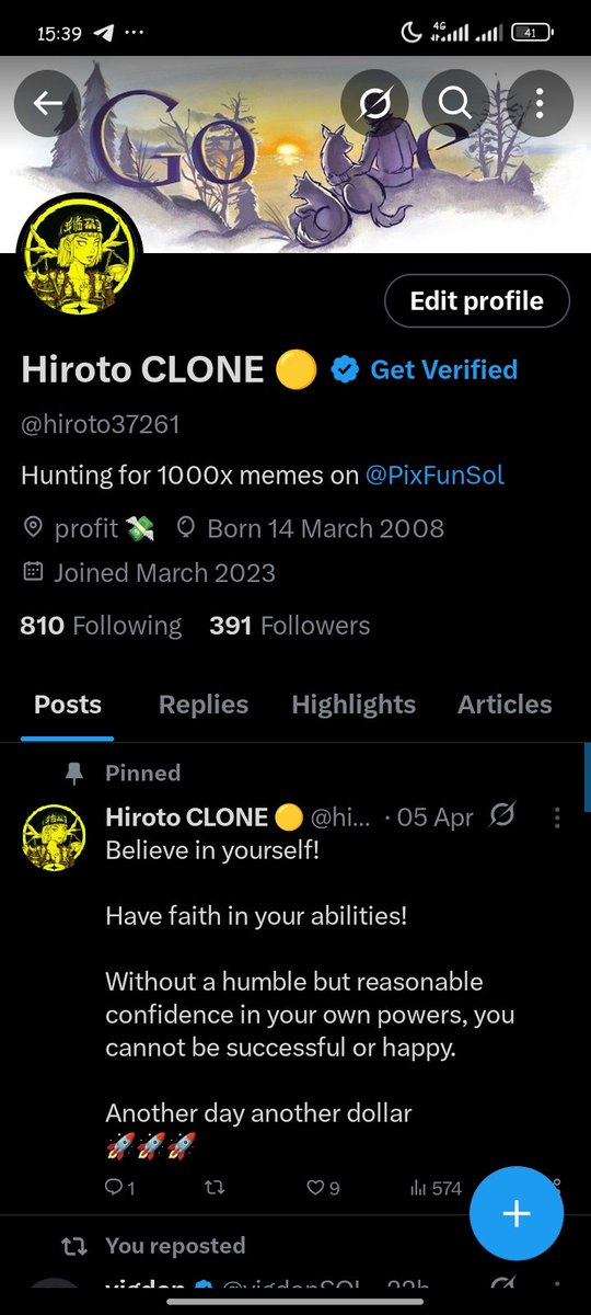 hiroto37261's tweet image. YELLOW 
0xCabcd2A39411e6bDAf8Dc94dEF5610372F784A11