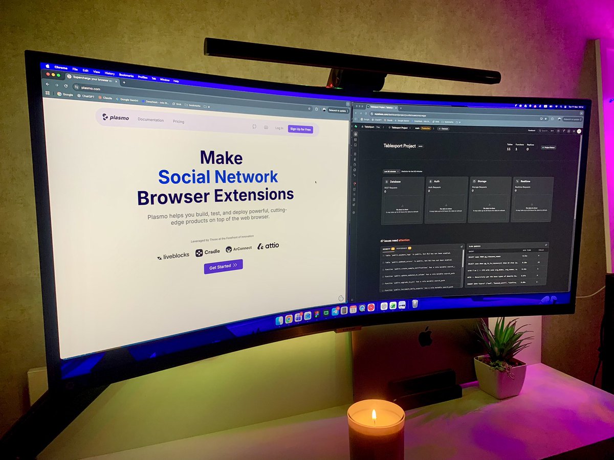 Every product starts with a few key building blocks.
Here’s what powers TableXport — my first Chrome extension:

⚙️ Plasmo for the extension framework
🔐 Supabase + Google Auth for backend &amp; auth
💻 TypeScript + Tailwind for clean UI

Simple stack, but solid foundations — it made