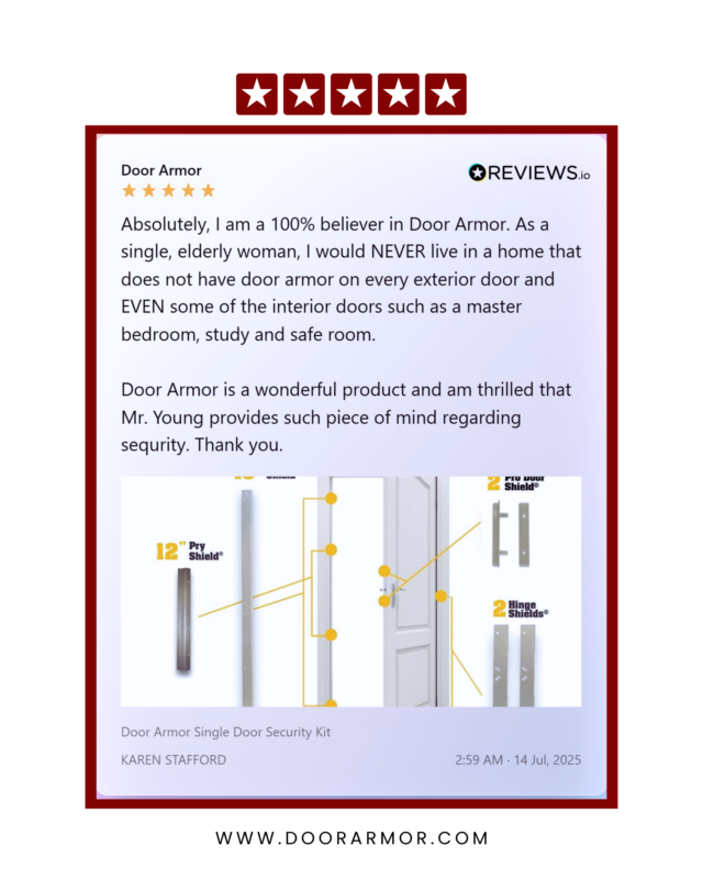 Armorconcepts's tweet image. “I would never live in a home without Door Armor.” 
Protect what matters most: your family, your home, and your peace of mind with Door Armor.

#HomeSecurity #PropertyManagement #AssetProtection #DoorArmor #SafetyFirst #CommunitySafety #MultifamilyInvesting #SecuritySolutions